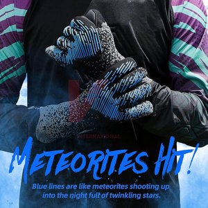 Gants de gardien de but professionnels de qualité export avec paume en latex, forte adhérence pour les matchs de football, entraînement, adultes et jeunes - Product Image 2