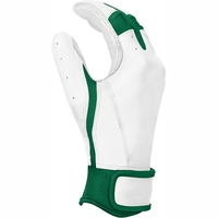 Gants de frappe de baseball professionnels en cuir antidérapant avec logo et design personnalisés, qualité Bruce Bolt, fabrication haut de gamme, cuir fendu