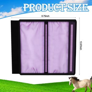 Sanwuta-Botas de malla para caballos, mallas antideslizantes, transpirables, para reducir la molestia de la mosca del caballo, 16 unidades - Product Image 2