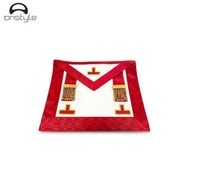 Masonik öğeler el işlemeli Scottish Rite Master Mason giyim önlük yüksek kaliteli onstyle tarafından