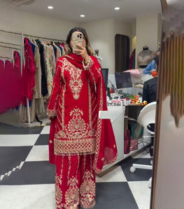 Calidad Premium Indian Gharara Designs Salwar Suit para adultos Beautiful Punjabi Girl Sarara Woman Dress Winter Wholesale - Product Image 1