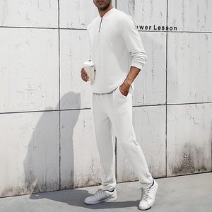 Casual Mens 2 Piece Tracksuits Set Athletic Sweatsuit Jogging Suits Sets Long Sleeve Outfits Latest Style on Sale - Product Image 2