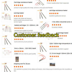 Cartridge <b>Heater</b> 600w 220v 150mm 16mm Sus304 Heating Resistance Tubular Air Heating Element For Winding Machine - Product Image 6