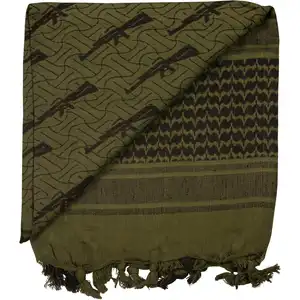 2024 custom Lightweight Shemagh Scarf 100% Cotton Digital Print Winter Fashion shemagh desert scarf for Men Women