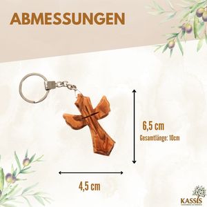 Porte-clés en forme de croix d'ange - Product Image 3