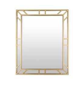 Miroir mural à cadre au look époustouflant pour le salon Miroir de courtoisie au design moderne en métal de bonne qualité et miroir décoratif pour la maison - Product Image 5