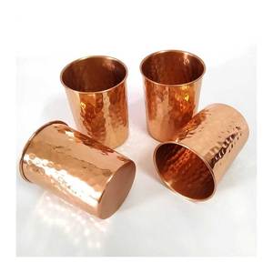 Vente chaude à prix raisonnable Artisanat Gobelets glacés Boire Fabricant et exportateur de cuivre de l'Inde de haute qualité - Product Image 1