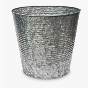 Maceta de flores esmaltada de hierro de forma redonda ecológica más vendida para juegos de macetas decorativas de jardín interior/exterior - Product Image 1