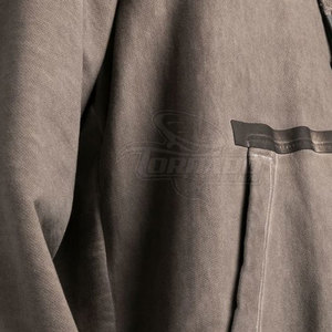 เสื้อฮู้ดซักกรดมีฮู้ดของผู้ชายปกเสื้อมีฮู้ดแบบสีล้วนสำหรับฤดูหนาวสินค้าใหม่ส่งตรงจากโรงงาน - Product Image 6