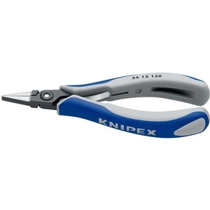 คีมปากแบน KNIPEX Precision Electronics ขนาด 135 มม. ความยาวรวม ปากคีมขัดเงา 1 ชิ้น อุปกรณ์ผ่าตัดทางทันตกรรม - Product Image 1
