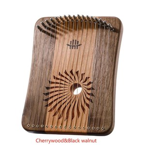 Harpe à doigt 17 cordes personnalisée Kalyre HLURU Monochord Lyre Musicothérapie Cadeau Instrument Accessoire - Product Image 1