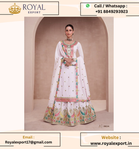 Nouveau catalogue de costumes Gulbaug Eid Wear Premium Silk Gharara Collection - Product Image 2