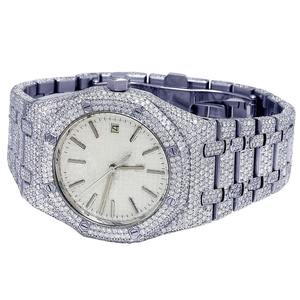 Luxurious Fashion Simple Diamond Stainless Steel Analog <b>Watch</b> Iced Case Offering Premium Quality Craftsmanship Dazzling Shine - Product Image 3
