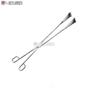 Pinzas de desecho SAUERBRUCH, instrumentos médicos quirúrgicos de 55cm, 6x7 dientes, abrazaderas esterilizables de acero inoxidable de alta calidad, tejido - Product Image 6