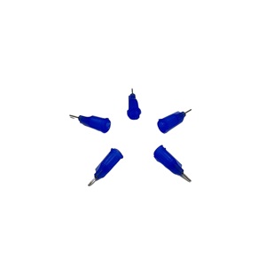 22GA GP .016X.25 AZUL Punta Dispensadora Recta - Product Image 1