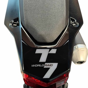 Autocollants personnalisés noirs pour réservoir Yamaha Tenere 700 World Raid 2022-24 pour la décoration - Product Image 1