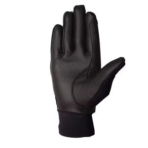 Gants d'équitation pour hommes de haute qualité personnalisés, gants en cuir souple et élégants avec poignées pour l'hiver, gants d'équitation antidérapants - Product Image 3