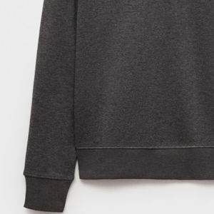 High Quality Customizable Unisex Winter Hoodie Fleece Breathable Waterproof Solid <b>Black</b> Medium Heather Grey Hooded <b>Sweatshirt</b> - Product Image 4