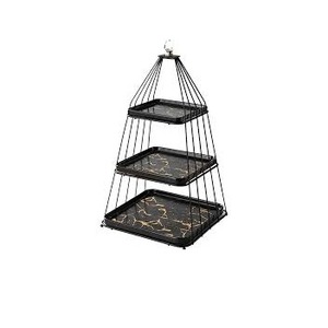 Soportes redondos de metal para pasteles con espejo dorado para decoración de bodas, precio al por mayor, soporte elegante y de lujo para pasteles para fiestas y eventos - Product Image 5