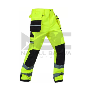 Vêtements de travail haute visibilité vente en gros, pantalon de travail multi-poches pour hommes. - Product Image 5