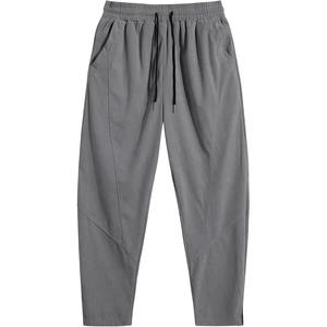 กางเกงฮาเร็มเอวสูงสำหรับผู้หญิงกางเกงฮาเร็มผ้าบางทรงหลวมแนวฮาเรมจากผู้ผลิต OM/ODM - Product Image 3