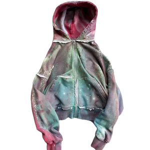 เสื้อฮู้ดสั่งทำจากโรงงาน OEM พร้อมการพิมพ์โลโก้หรือการปักลายเสื้อผ้าแนวสตรีทหรือชุดกีฬารับการสั่งซื้อจำนวนมาก - Product Image 1