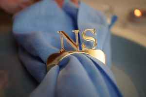 Ronds de serviette, ronds de serviette en rotin, ronds de serviette en osier, décor de table - Product Image 5