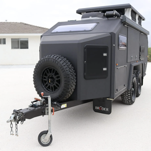 Remorque d'expédition hybride tout-terrain Bruder EXP-7 pour le camping hors route extrême, en acier inoxydable 304 - Product Image 2