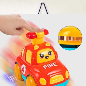 Voitures jouets à pression et à recul pour enfants, voitures de police, ambulances, camions de pompiers, jouets en plastique, voitures de service urbain, vente en gros à bas prix - Product Image 2
