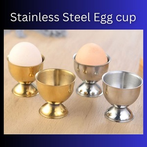 Qualidade Premium <span class=keywords><strong>Egg</strong></span> <span class=keywords><strong>Tray</strong></span> para Hard Boiled Eggs Stand Cozinha Gadgets Drinking Shot Glass Aço Inoxidável <span class=keywords><strong>Egg</strong></span> Holders Cup - Product Image 4