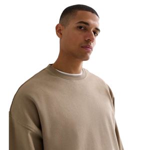 ชุดกีฬาผ้าฝ้าย100% สำหรับผู้ชายเสื้อคอกลมและกางเกงสำหรับผู้ใหญ่ขายส่งโลโก้แบบกำหนดเอง - Product Image 3