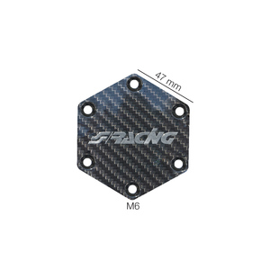 Botón de bocina de fibra de carbono modelo Sharp - Product Image 2