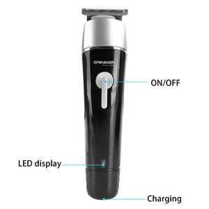 Kit de toilettage 5-en-1 pour homme, tondeuse électrique étanche pour cheveux et barbe, tondeuse rechargeable pour nez et oreilles, produit ménager en plastique - Product Image 2