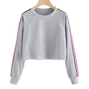 Vêtements de mode haut de gamme pour femmes, coton premium, uni, mignon, respirant, tissu tricoté, service OEM, vêtements décontractés - Product Image 1