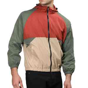 Customized OEM <b>Men's</b> Windbreak <b>Jacket</b> Lightweight Casual Windbreaker with Front Logo Waterproof Outdoor Gear - Product Image 1