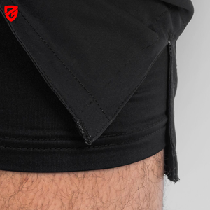 Shorts de boxe et de MMA pour hommes en polyester écologique, taille mi-haute avec cordon de serrage, extensibles, design personnalisé, respirants et à séchage rapide - Product Image 5