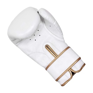 Guantes de entrenamiento de boxeo profesional Diseño personalizado Cordones de cuero real Guantes de boxeo de cuero baratos - Product Image 5