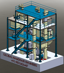 สายการผลิตแบบเม็ดแนวตั้งสำหรับโรงงานผลิตเม็ดปศุสัตว์อัตโนมัติ - Product Image 3