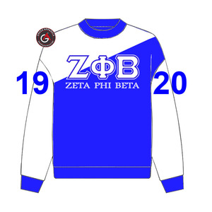 Personnalisé grec Zeta Phi Beta sororité et fraternité brodé attirail pull sweat - Product Image 4