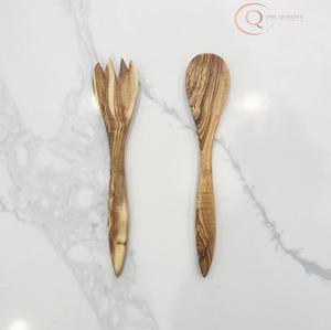 Juego de Cubiertos de Madera Hecho de Madera Renovable, Alternativa Ecológica a los Utensilios de Plástico - Product Image 2