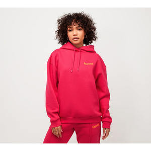 Oem logotipo personalizado pesado en blanco deportes Jogger traje pulóver sudaderas con capucha y pantalones de chándal para mujer diseño - Product Image 2