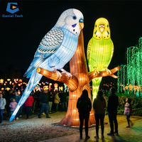 Projets de festivals de lanternes animales à grande échelle avec conception personnalisée, ingénierie et installation mondiale pour parcs à thème
