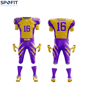 2026 American Football Jersey 100% Polyester Professional Uniform Custom Sublimated Heat Transfer Printed Custom American Set - Product Image 6