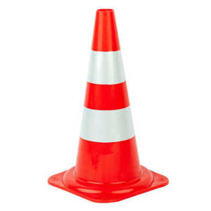 PVC交通安全コーン,道路用反射テープ付き道路用反射警告コーン - Product Image 2