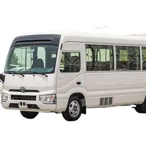 Quality USED TOYOTA COASTER 30 SEATER left hand drive right hand drive cheap second hand bus van transportation vehicle for sale