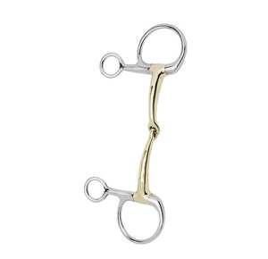 Recién llegado, broca de caballo Kimberwick de acero inoxidable con boquilla de rodillo de latón fabricada por TARIQ MFG CO - Product Image 1