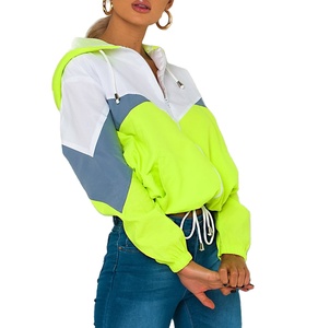 Verano al aire libre ropa informal activa deportes chaqueta de nailon de secado rápido transpirable colores sólidos gimnasio Fitness chaqueta cortavientos Mujer - Product Image 3