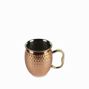 Mug ergonomique en cuivre au look élégant et à large ouverture, parfait pour les garnitures de fruits et les boissons à la glace pilée. - Product Image 6
