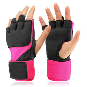 Gants de boxe avec doublure intérieure élastique en gel pour entraînement rapide et ouverture à la main avec coutures forcées ODM logo personnalisé - Product Image 5