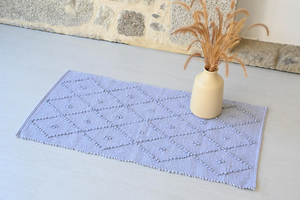 Tapis portugais 100% coton fait à la main tapis petit tapis tapis de salon avec article Homedocor de haute qualité - Product Image 4